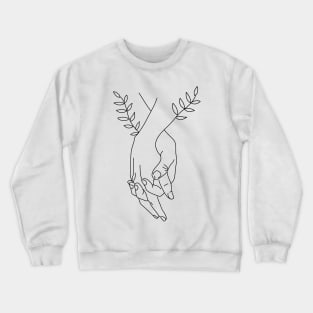 Holding Hands Crewneck Sweatshirt